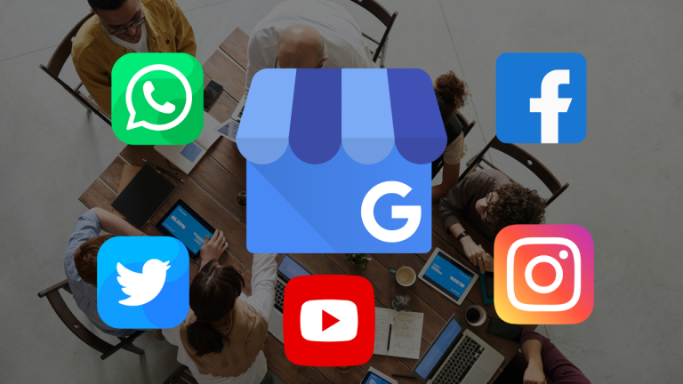 enlazar a google business tus redes sociales