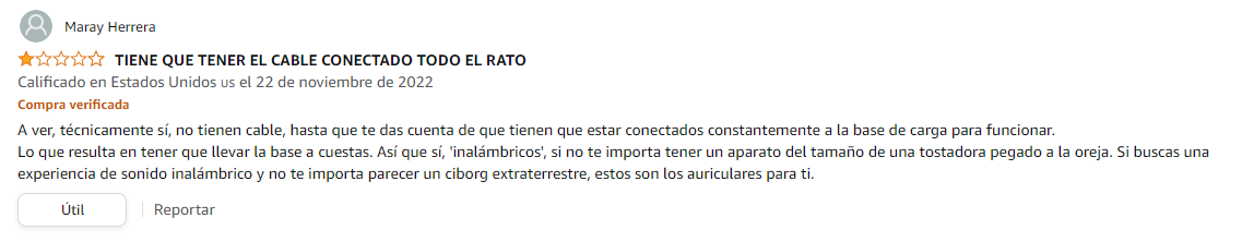 reseñas graciosas en amazon