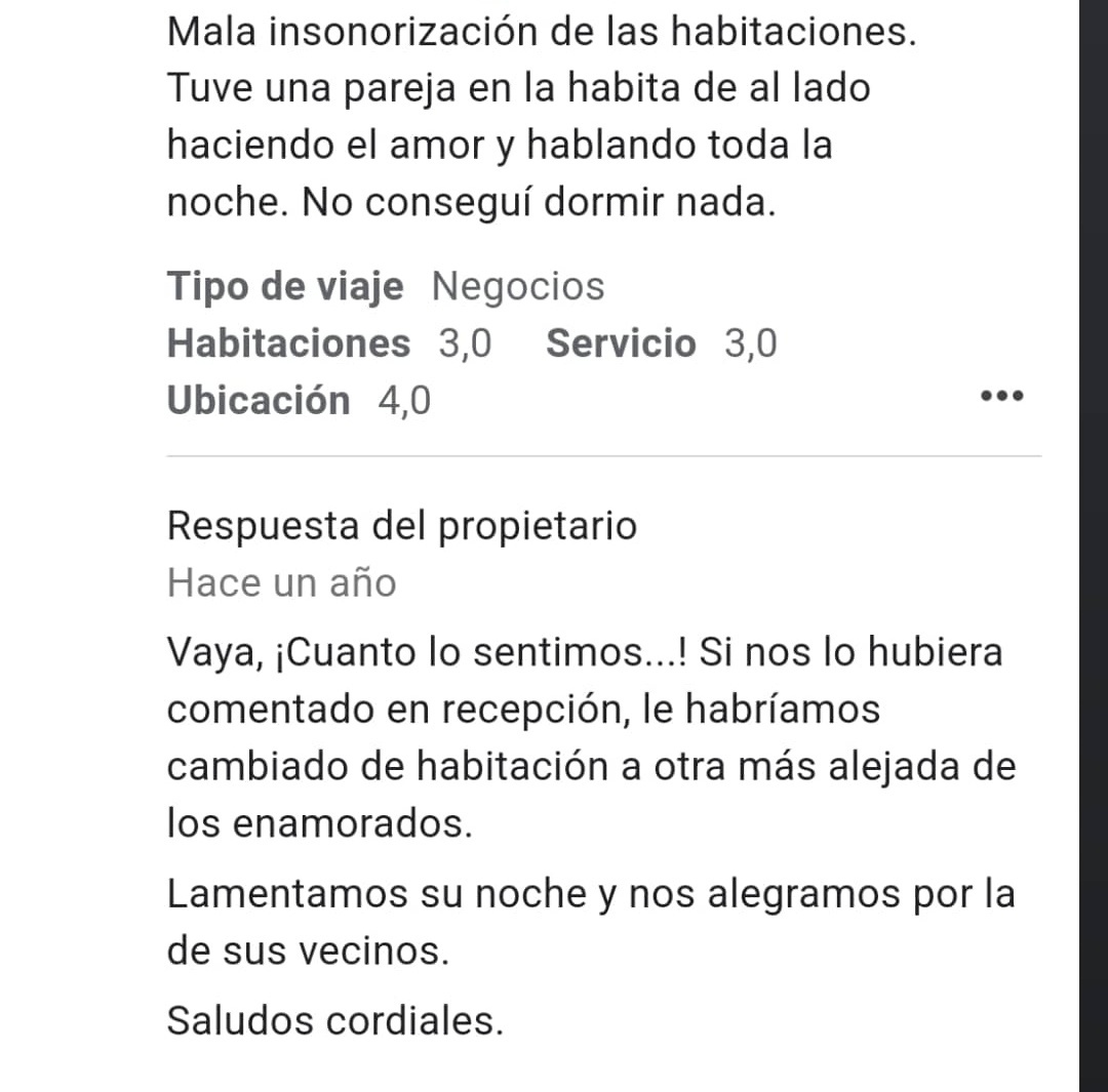 reseñas graciosas de hoteles